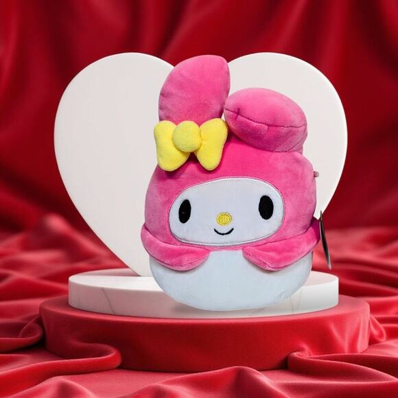 Squishmallow My Melody Pink 8.5" Inch Sanrio Hello Kitty & Friends Plush Toy - Picture 2 of 10